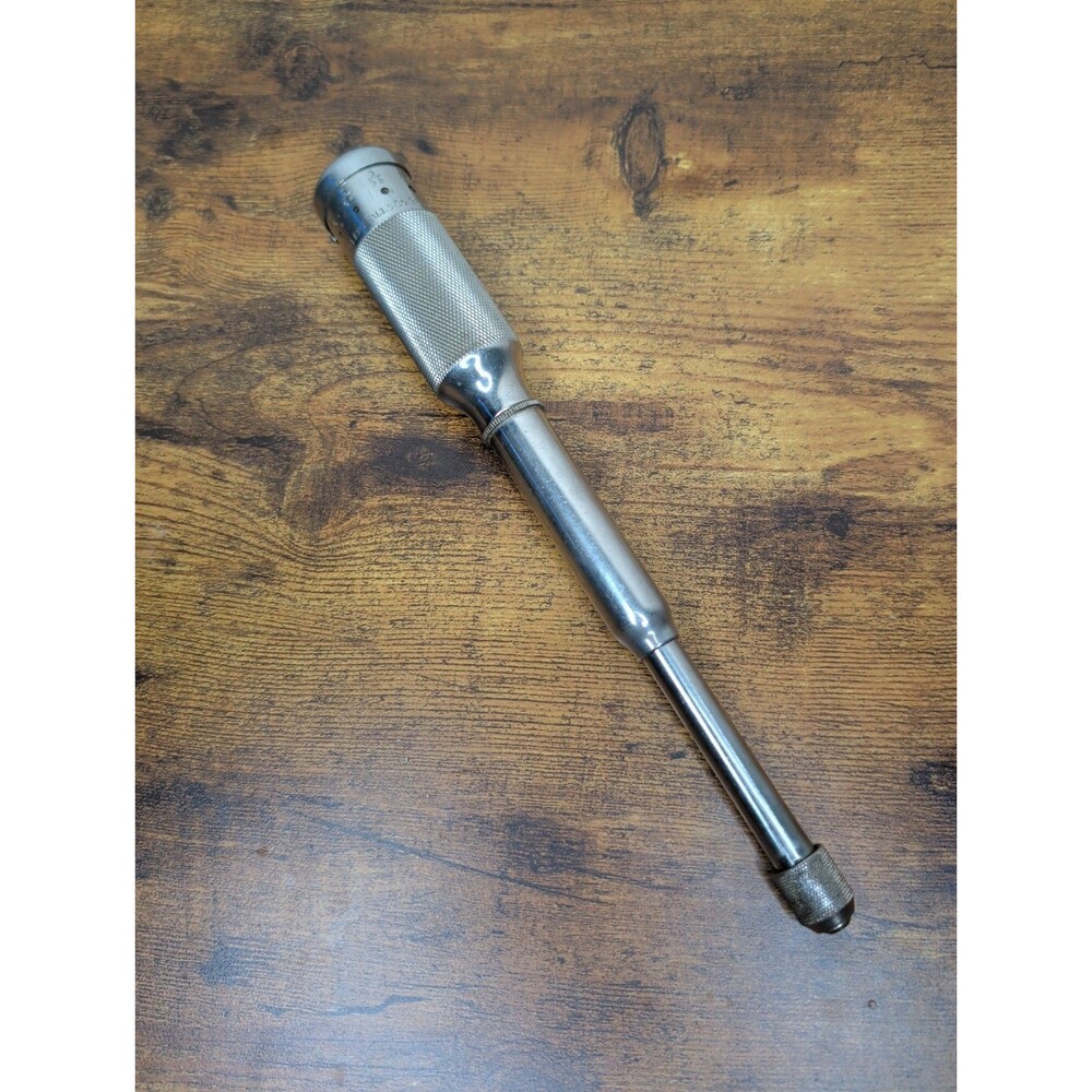 Millers Falls No 185A Spiral Push Drill w/ 7 Original Bits USA